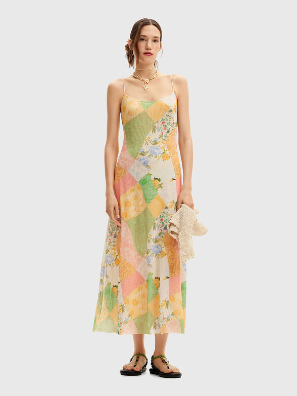 Dress with removable knit top - 2