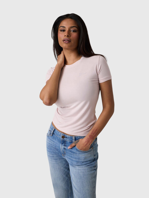 Rhinestones logo t-shirt - 1