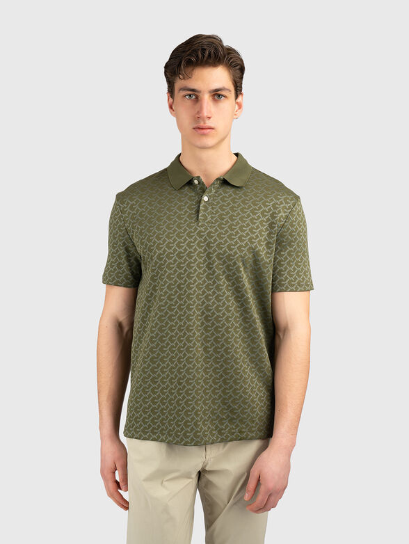 Short-sleeved cotton polo shirt - 1