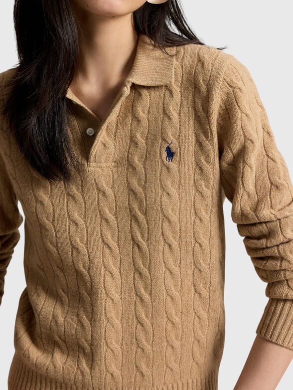Cashmere-blend sweater - 4