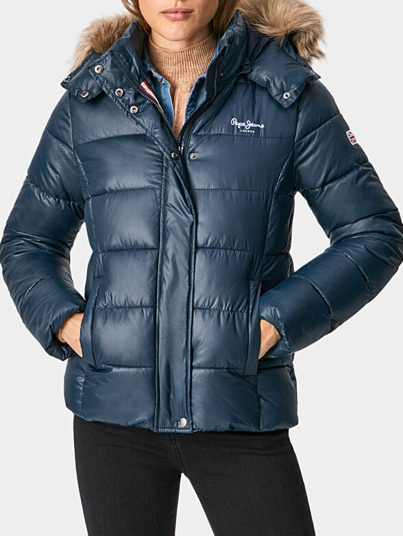 Padded JUNE jacket in black color - 1