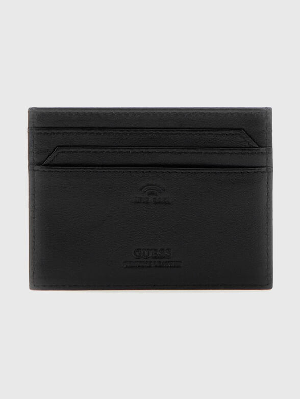 DUBLIN card holder with embossed texture and logo - 2
