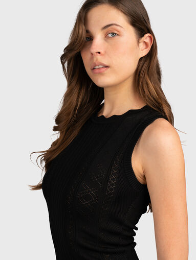 ADALINE black slim dress - 4