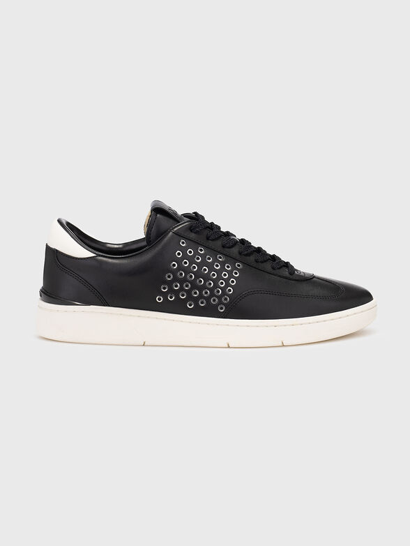 WILTON leather sneakers with eyelets - 1