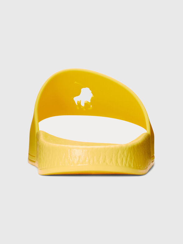 Beach shoes in yellow with logo detail - 2
