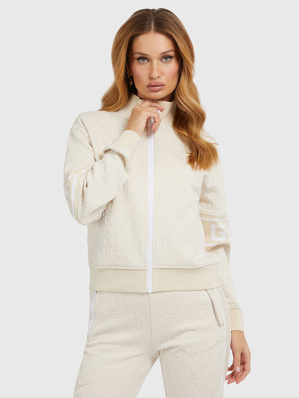 DARLA sweatshirt with monogram print - 1