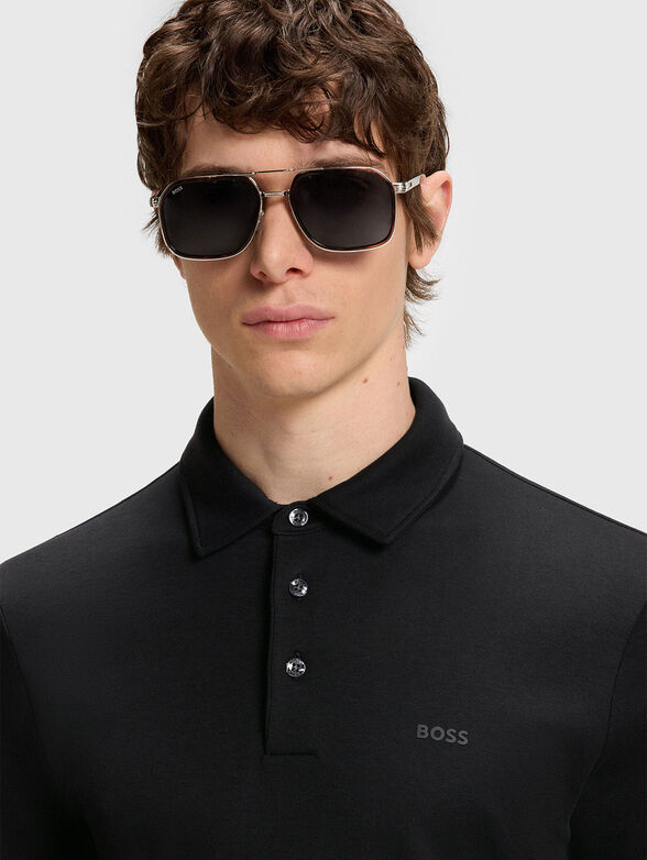 Black polo shirt PALOSH  - 4