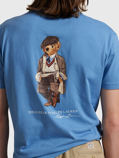 Cotton T-shirt with Polo Bear print - 5