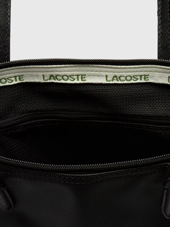 Black tote bag with logo - 6
