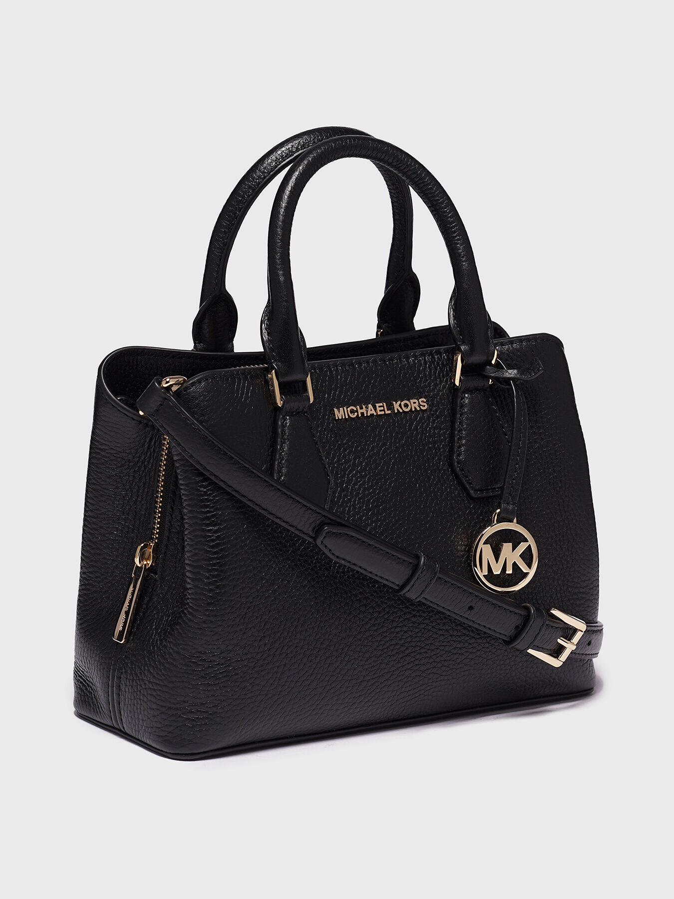 CAMILLE leather handbag with logo detail brand MICHAEL KORS Globalbrandsstore en