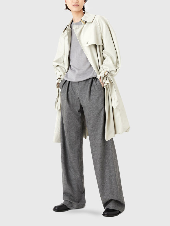 Short sleeved wool sweater - 2