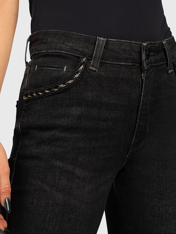Straight jeans with logo accent - 4