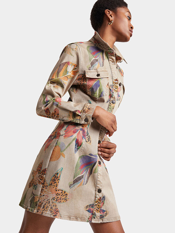 BUDAPEST dress with floral print - 6