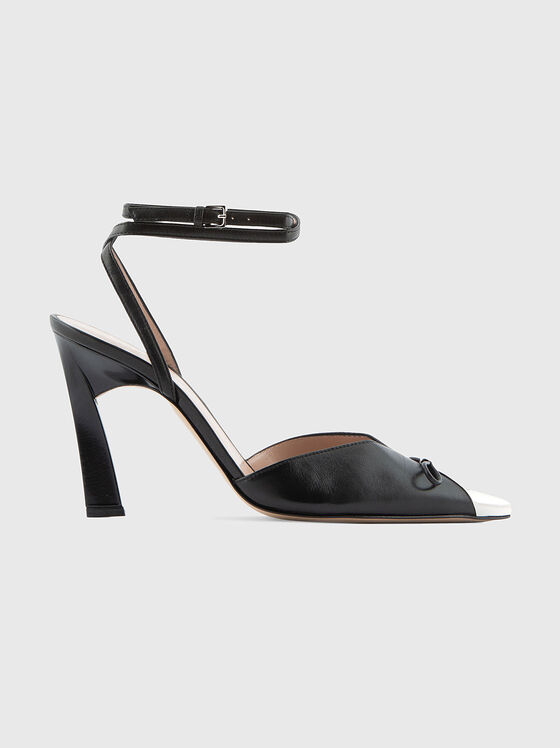 Nappa leather heeled sandals - 1