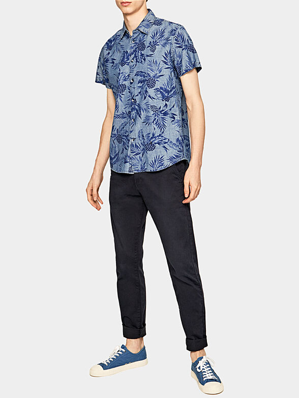 LONGFORD shirt with tropical print - 2