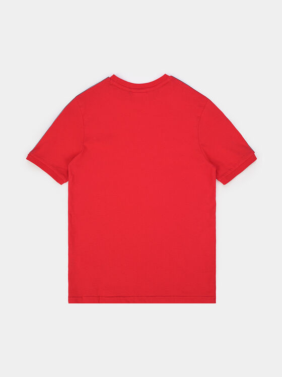 Червена памучна тениска CLEMENS - 2