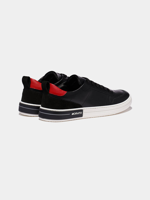 Black sneakers with contrasting elements - 3
