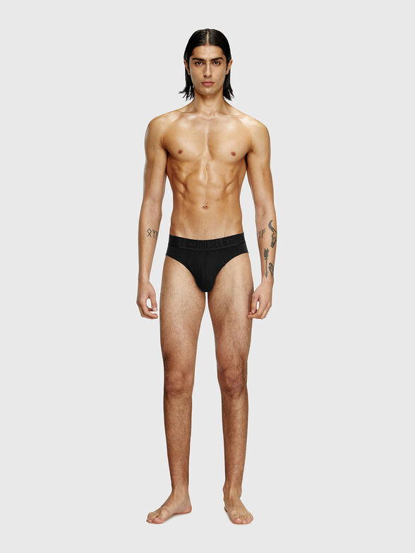 ROY-D-MONO set of three pairs of briefs with logo - 4