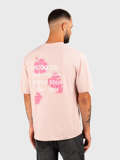 Unisex T-shirt with accent back - 3
