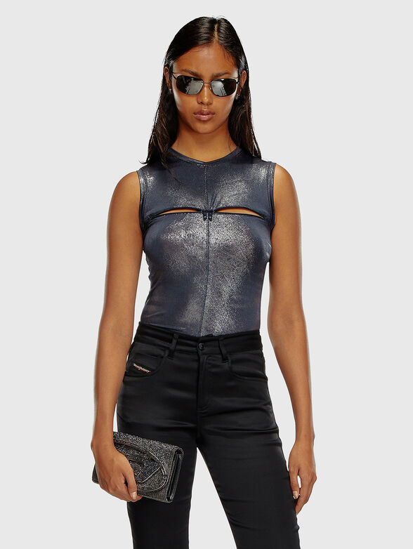 T-VEZZY top with accent slits  - 4