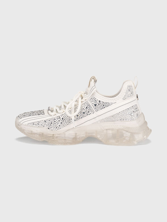 MAXIMA-R black sports shoes with rhinestones - 4