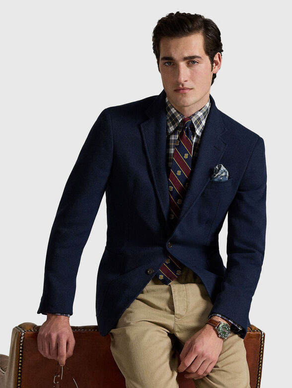 Slim cotton blazer - 4