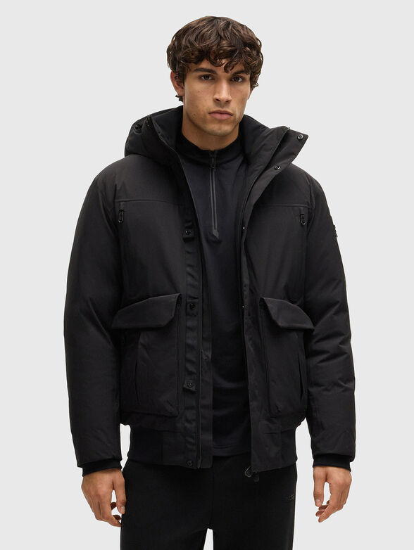 Padded jacket with hood - 1