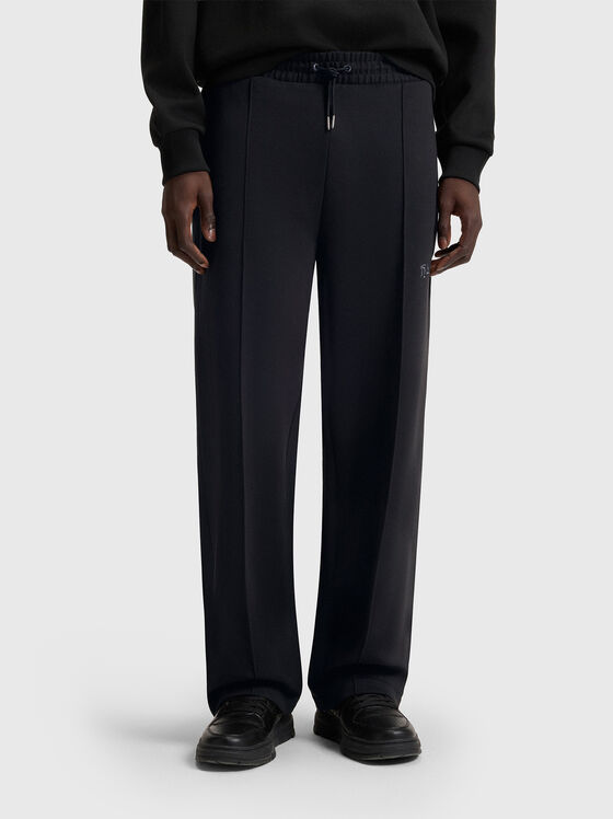 Спортен панталон от памук с лого - 1