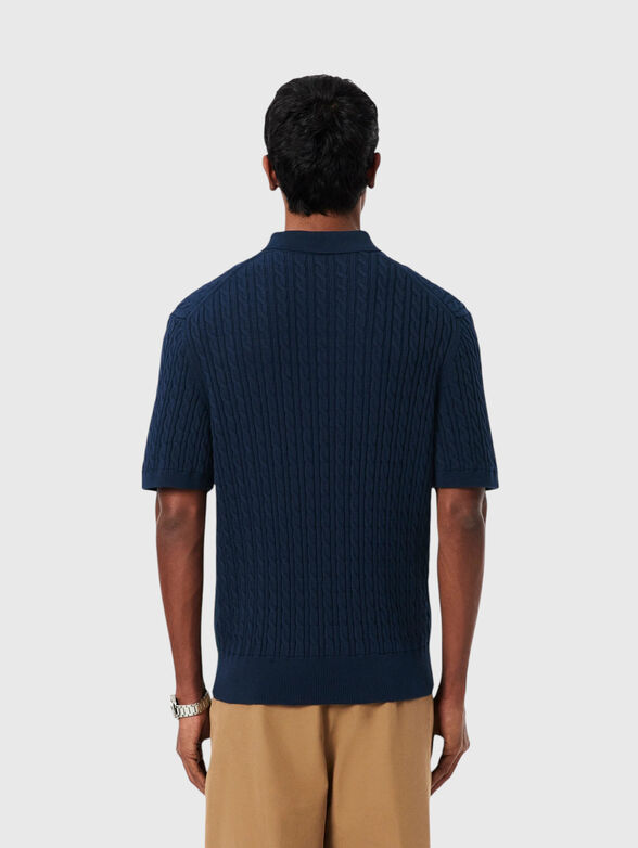 Polo shirt with a knit texture - 3