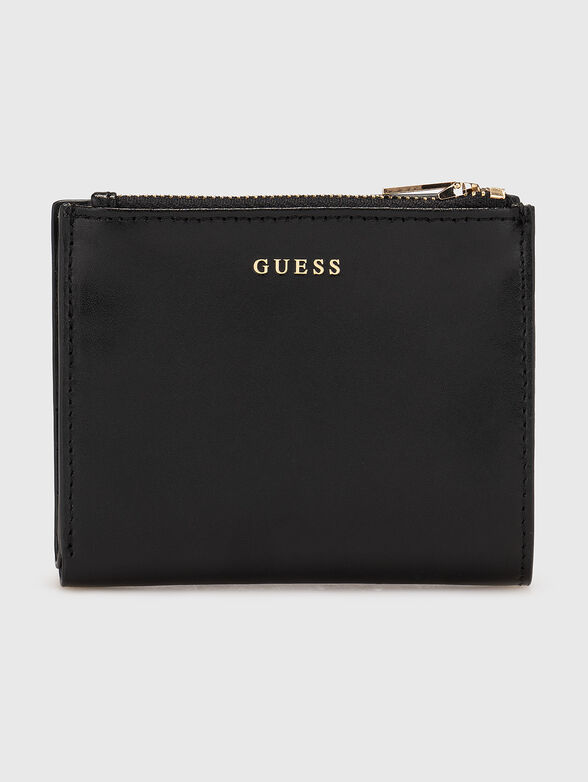 Wallet with gold logo - 1