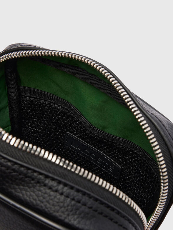 Leather bag with logo - 4