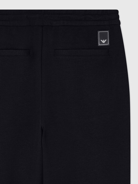 Cotton-blend sweatpants - 3