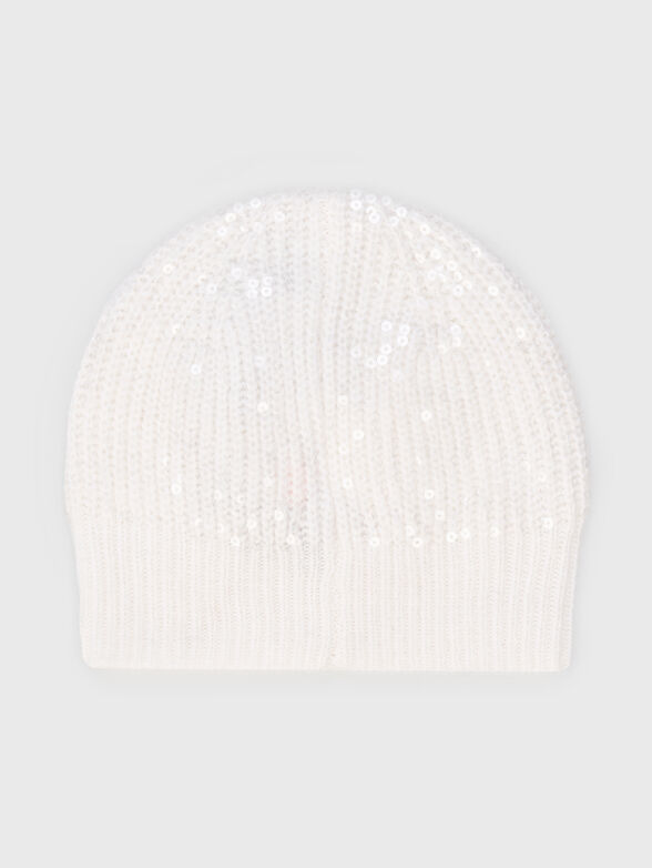 RILEY knitted hat with sequins and logo - 2