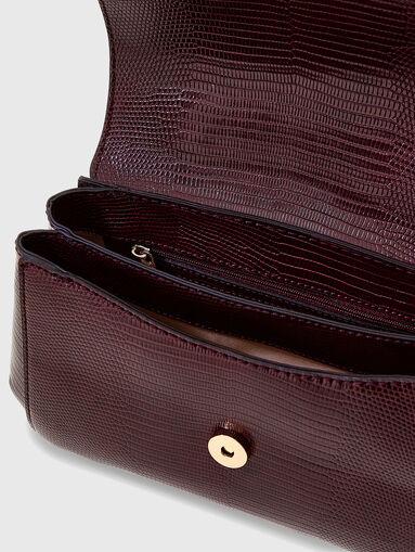 MELINDA crossbody bag with embossed texture - 5