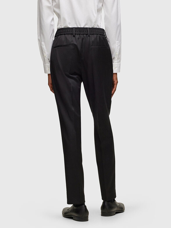 Wool trousers in black colour - 2