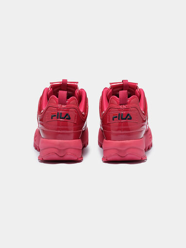 DISRUPTOR P Patent look black sneakers - 4