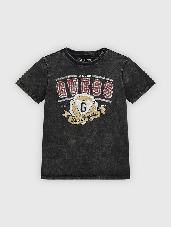 T-shirt with washed effect - 1