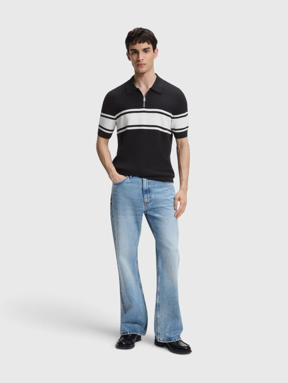 Knitted polo shirt - 1