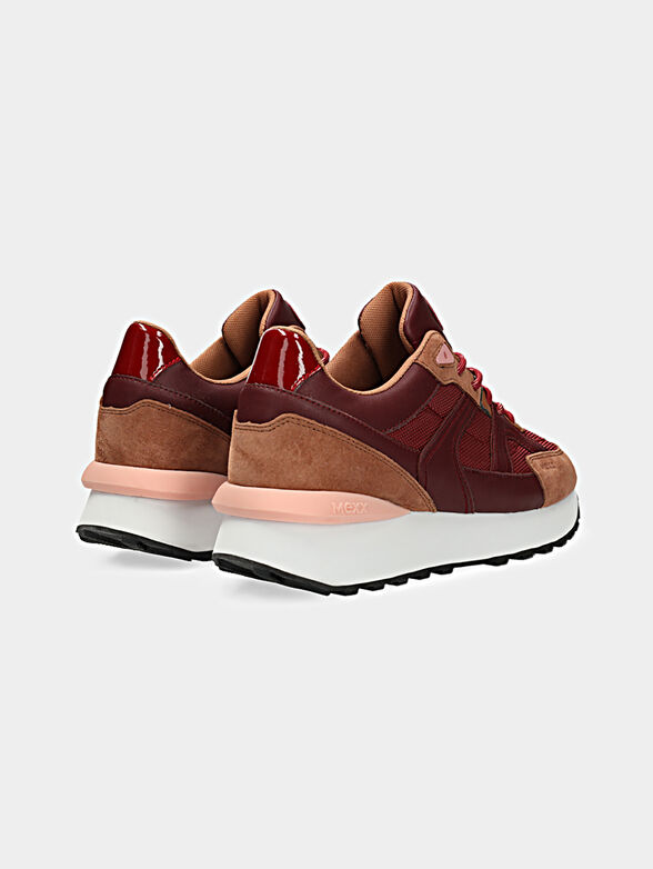 JUNA 2 sports shoes in bordeaux color - 3