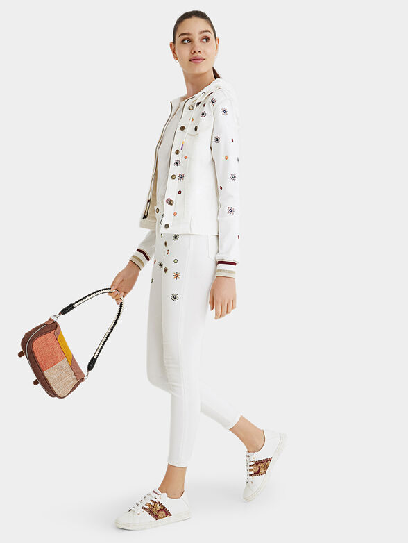 AUSTRIA Skinny jeans with embroidery - 6