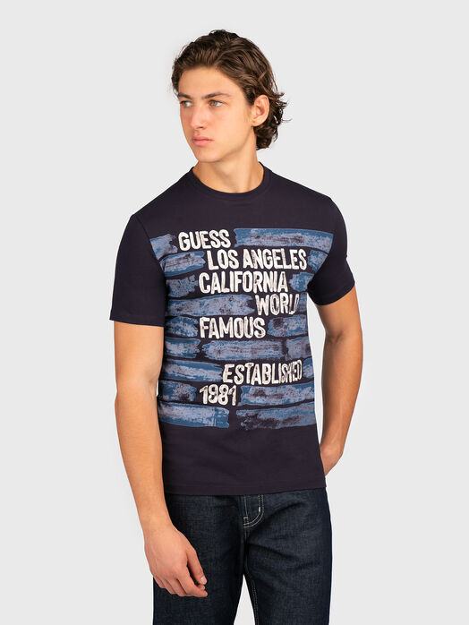 T-shirt with contrast print