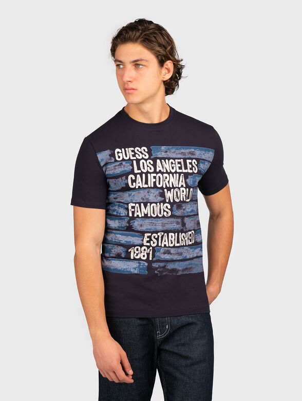 T-shirt with contrast print - 1