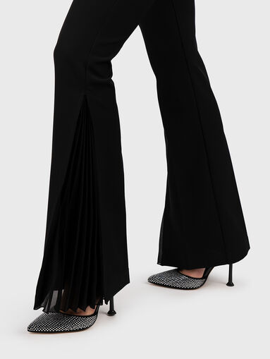 Black pants with accent details - 4