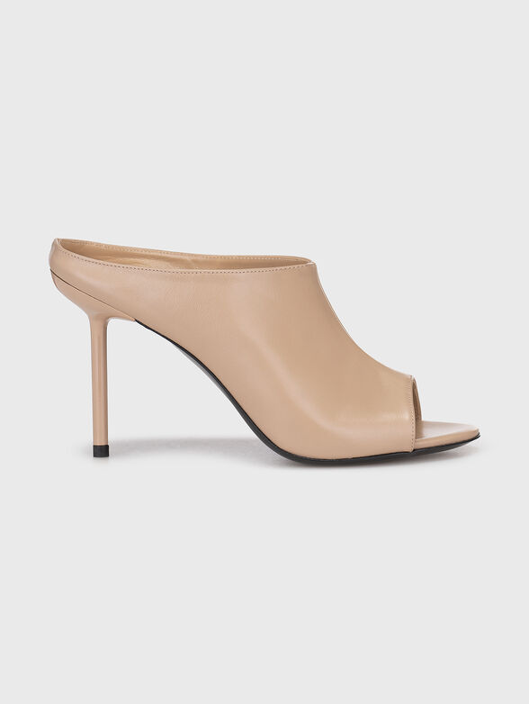 MARLENE leather heeled sandals - 1