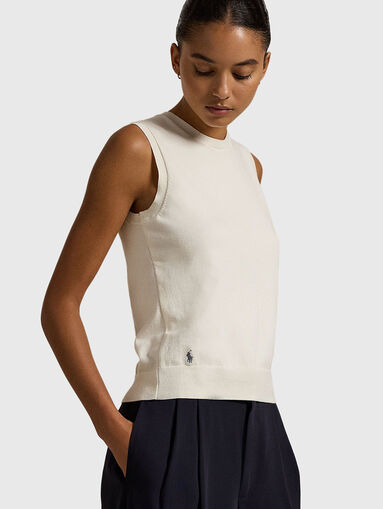 Top with logo embroidery - 4