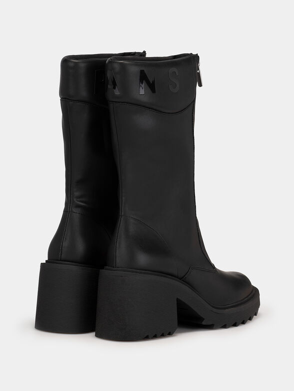 BOSS boots with zip and embossed sole - 3