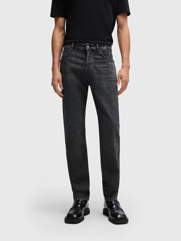 RE.MAINE straight jeans in dark grey color - 1
