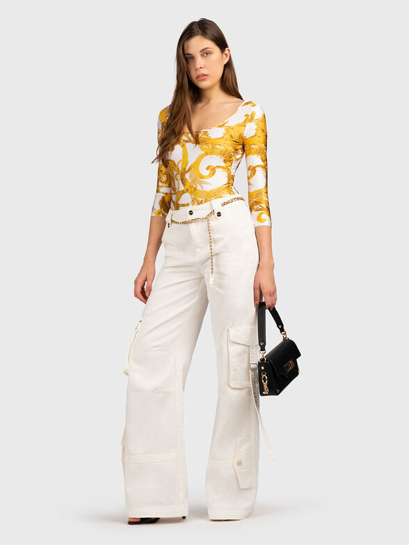 Bodysuit with cut-out back - 2