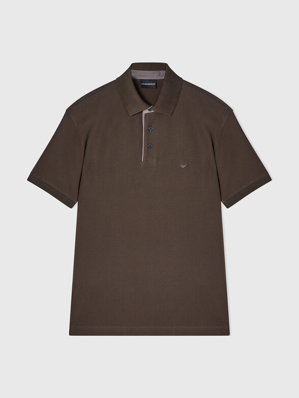 Brown polo-shirt - 1