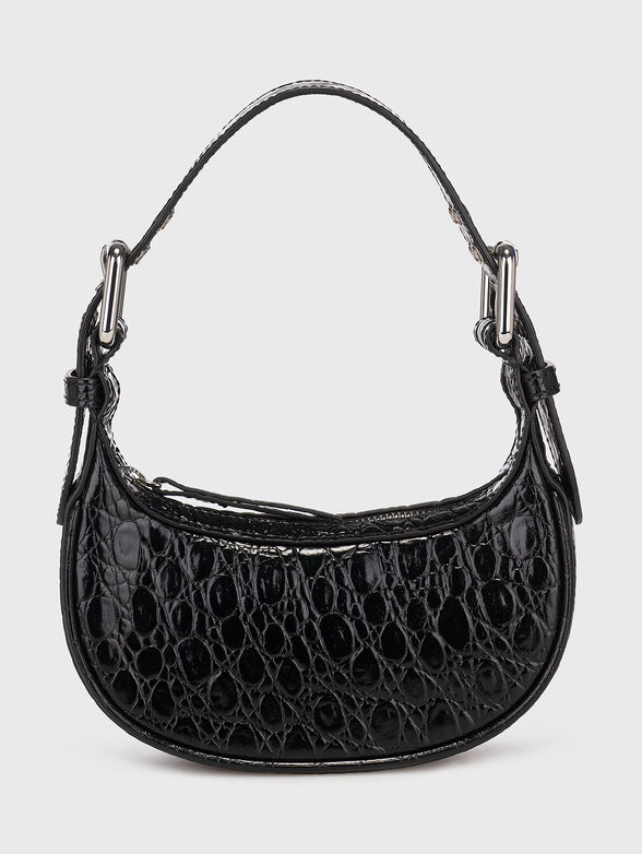 MINI SOHO croco embossed leather shoulder bag - 1